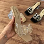 پاشنه شیشه ای پاپیونی - تصویر 5