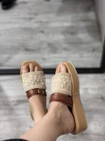 صندل لژدار شیدا مرواریدی - تصویر 4